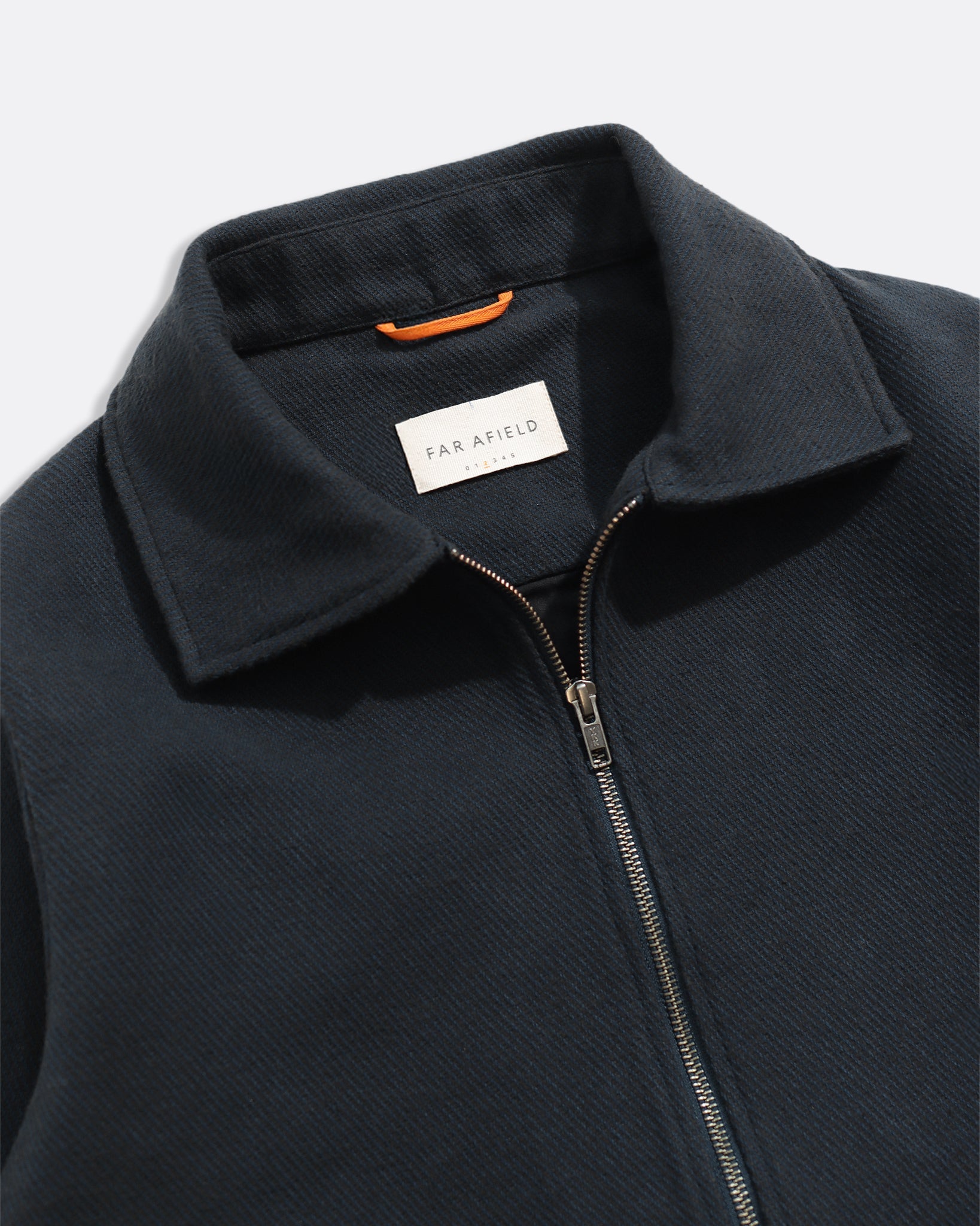 Josef Jacket – Navy | Men's Zip-Through Blouson | Far Afield