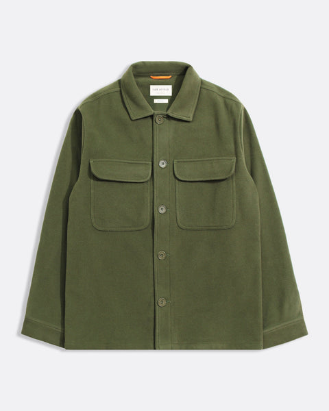Normsk Jacket – Green | Italian Melton with Cashmere – Far Afield