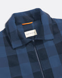 Jackets · Josef Check Jacket - Blue