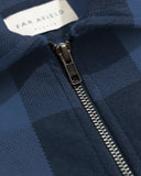 Jackets · Josef Check Jacket - Blue