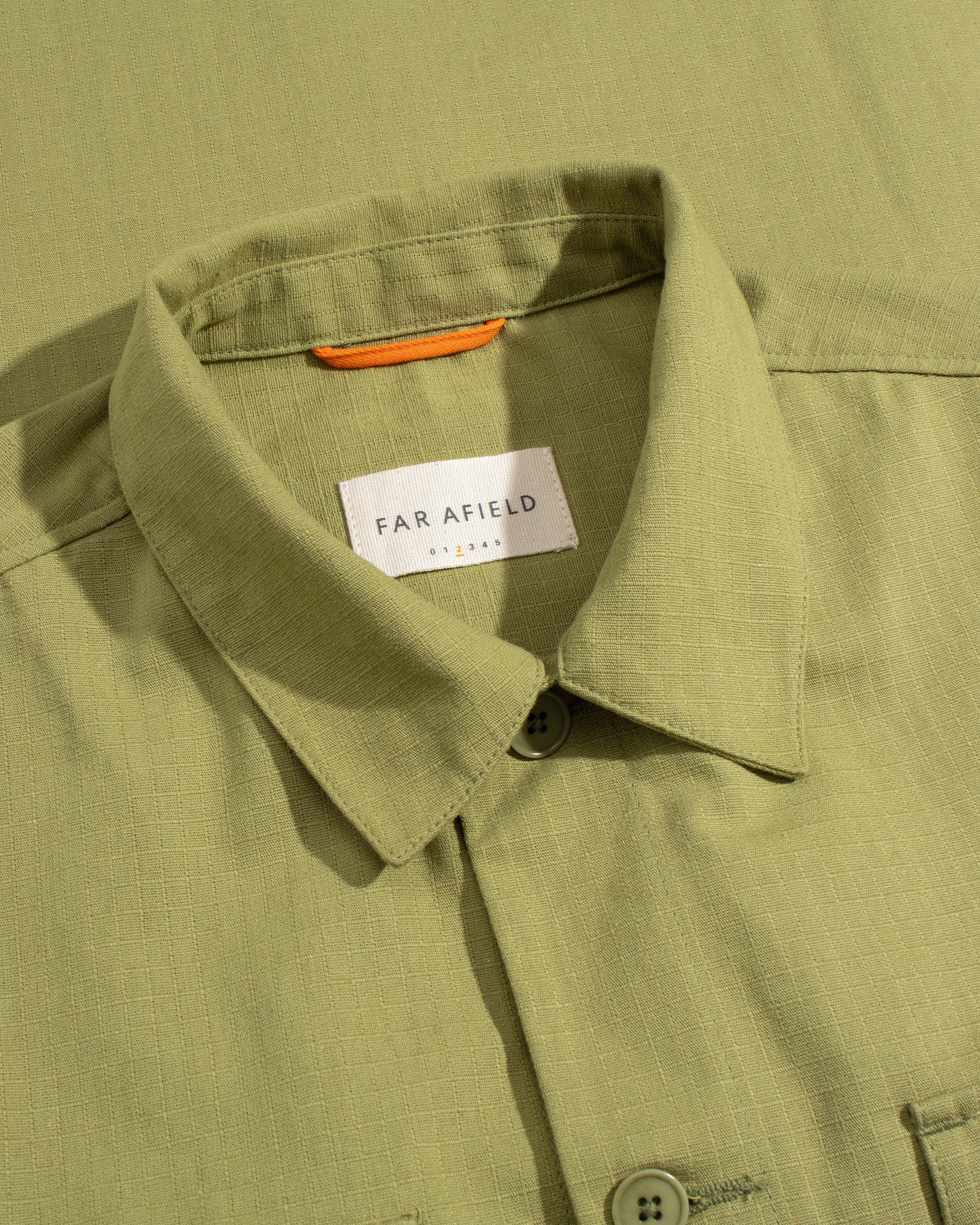 Cotton Ripstop Field Jacket Green Â· Far Afield
