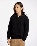 Funnel Neck · Boko Funnel Neck Knit - Black Lambswool Blend
