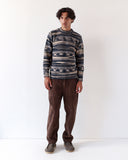 Jumpers · Hosono Knit - Navy / Cornstalk Raised Stripe
