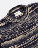 Jumpers · Hosono Knit - Navy / Cornstalk Raised Stripe