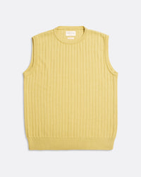 Knitted Vests · Jards Knit Vest - Dusk Yellow