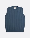Knitted Vests · Jards Knit Vest - Aegean Blue