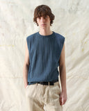 Knitted Vests · Jards Knit Vest - Aegean Blue