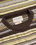 Knitted Tops · Newport Knit Top - Dark Brown Stripe