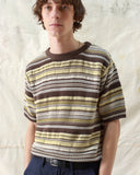 Knitted Tops · Newport Knit Top - Dark Brown Stripe