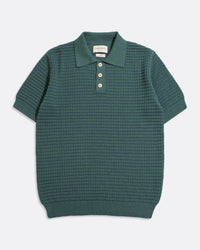 Knitted Polos · Renard Twisted Yarn Polo - Tropical Green