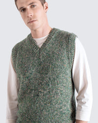 Knit Vest · Pinto Knit Vest - Green