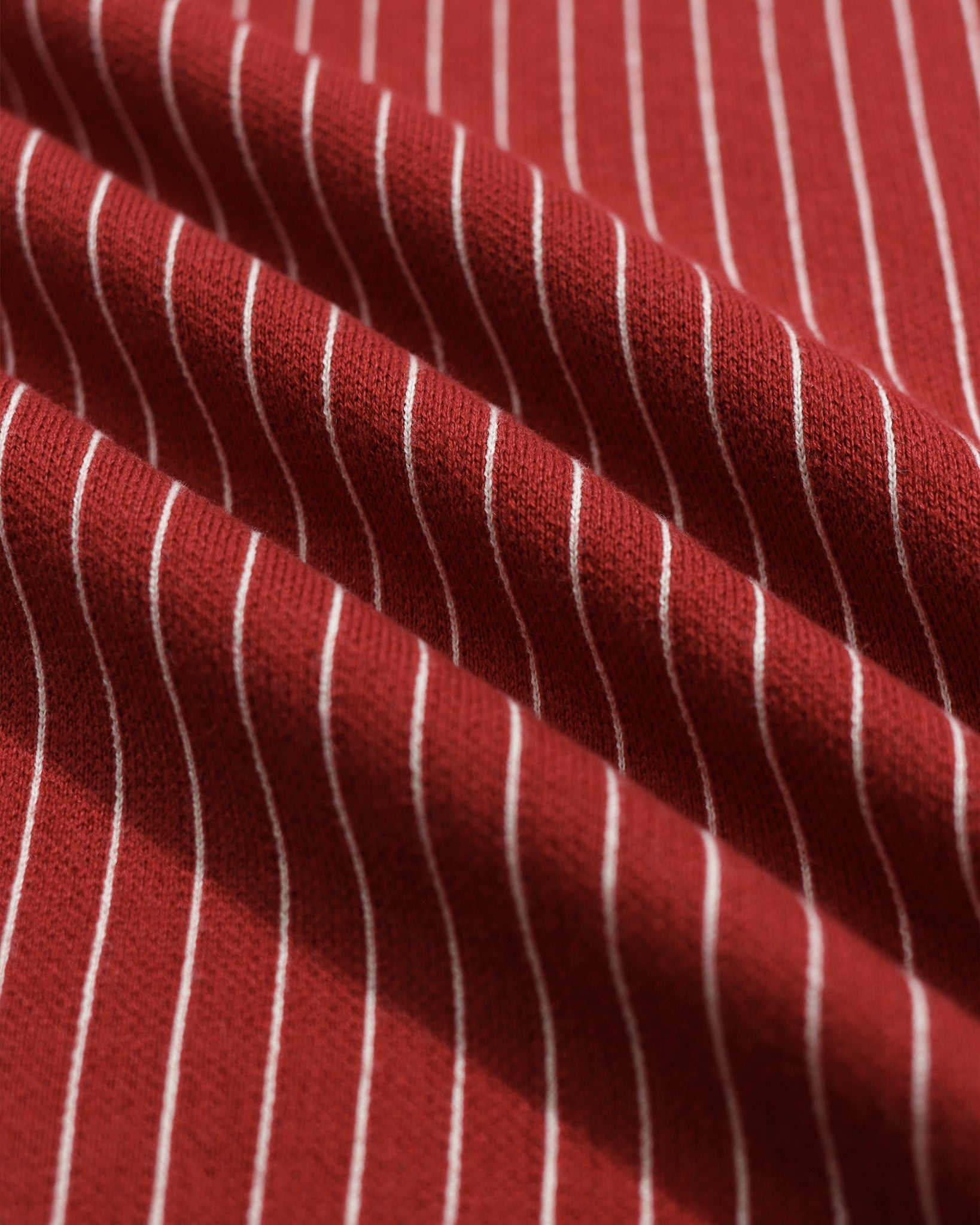 Benny Knit Polo Red | Archive Stripe Polo Shirt – Far Afield