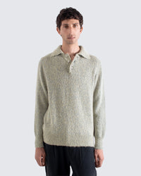 Knit Polo · Kier Knit Polo - Stone