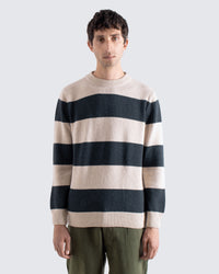 Crewneck · Combin Knit - Stone