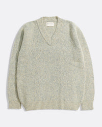 V-Neck · Waldo Knit - Stone