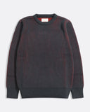 Crewneck · Hamish Ribbed Knit - Red