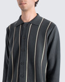 Knit Shirt · Zigger Knit Shirt - Kuki Grey