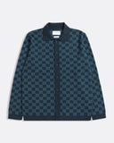 Knit Shirt · Zigger Knit Shirt - Criss-Cross Navy