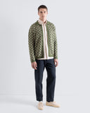 Knit Shirt · Zigger Knit Shirt - Criss-Cross Green