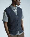 Vests · Cropper Sleeveless Cardigan