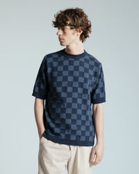 T-Shirt · Caetano Patchwork Knit T-Shirt