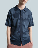 Knit Shirt · Zigger Pixel Flower Knit Shirt