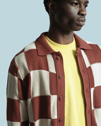 Shirt · Patchwork Knit Shirt