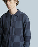 Shirt · Patchwork Knit Shirt