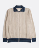 Zip-Up · Aleksey Horace Stripe Zip-Up {{ color }}