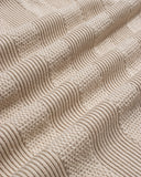 Zip-Up · Aleksey Horace Stripe Zip-Up Sand