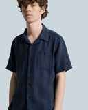Short-Sleeve Shirt · Selleck Slub Stripe Shirt