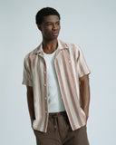Short-Sleeve Shirt · Selleck Slub Stripe Shirt