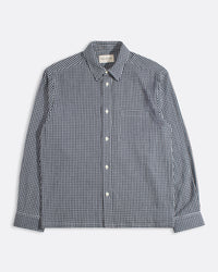 Long-Sleeve Shirt · Costa Gingham Shirt Navy
