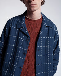 Long-Sleeve Shirt · Veloso Stitch Check Shirt