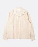 Far Afield Gurans Veloso Shirt in tan, front view