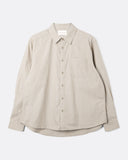 Far Afield Day Shirt in light grey, front view