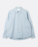 Far Afield Day Shirt in light blue, front view
