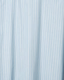 Close-up of the fabric and detailing on the Day Shirt in light blue