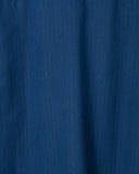 Close-up of the fabric on the Half-Zip Day Shirt in blue