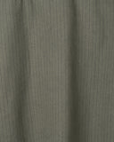 Close-up of the fabric on the Half-Zip Day Shirt in green