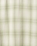 Close-up of the fabric on the Kali Check Busey Shirt in light green