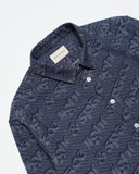 Patterned Shirts · Day Shirt - Insignia Blue Light & Space Jacquard Print