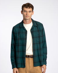 Check Shirts · Hiro Shirt - Deep Teal / Black Check