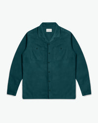 Overshirts · Hiro Shirt - Deep Teal Corduroy
