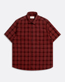 Check Shirts · Tonal Check Shirt - Deep Red