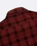 Check Shirts · Tonal Check Shirt - Deep Red