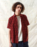 Check Shirts · Tonal Check Shirt - Deep Red