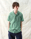 Stripe Shirts · Selleck Shirt - Dobby Stripe Tropical Green
