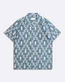 Patterned Shirts · Selleck Shirt - Diamantes Aegean Blue
