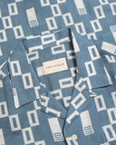 Patterned Shirts · Selleck Shirt - Diamantes Aegean Blue
